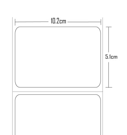 10005851,"ETIQUETAS DE 10.2 X 5.1, 1320 ET/ROLLO TERMOTRANS PREMIUM"