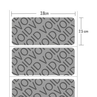 10002785,"ETIQUETAS DE 3.8 X 2.5, POLY TRANS SILVER VOID 2260 ET/ROLLO"
