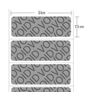 10000254,"ETIQUETAS DE 5.1 X 2.5, POLY TRANS SILVER VOID 2260 ET/ROLLO"